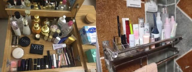 男人集體吐槽 衛(wèi)生間被老婆的化妝品占據，何止一個亂字了得